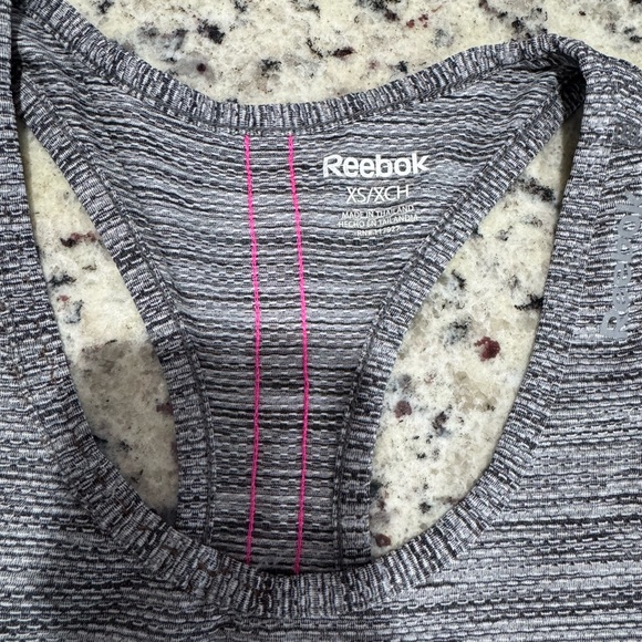 Gray Racerback Reebok Tank Top - Picture 3 of 4
